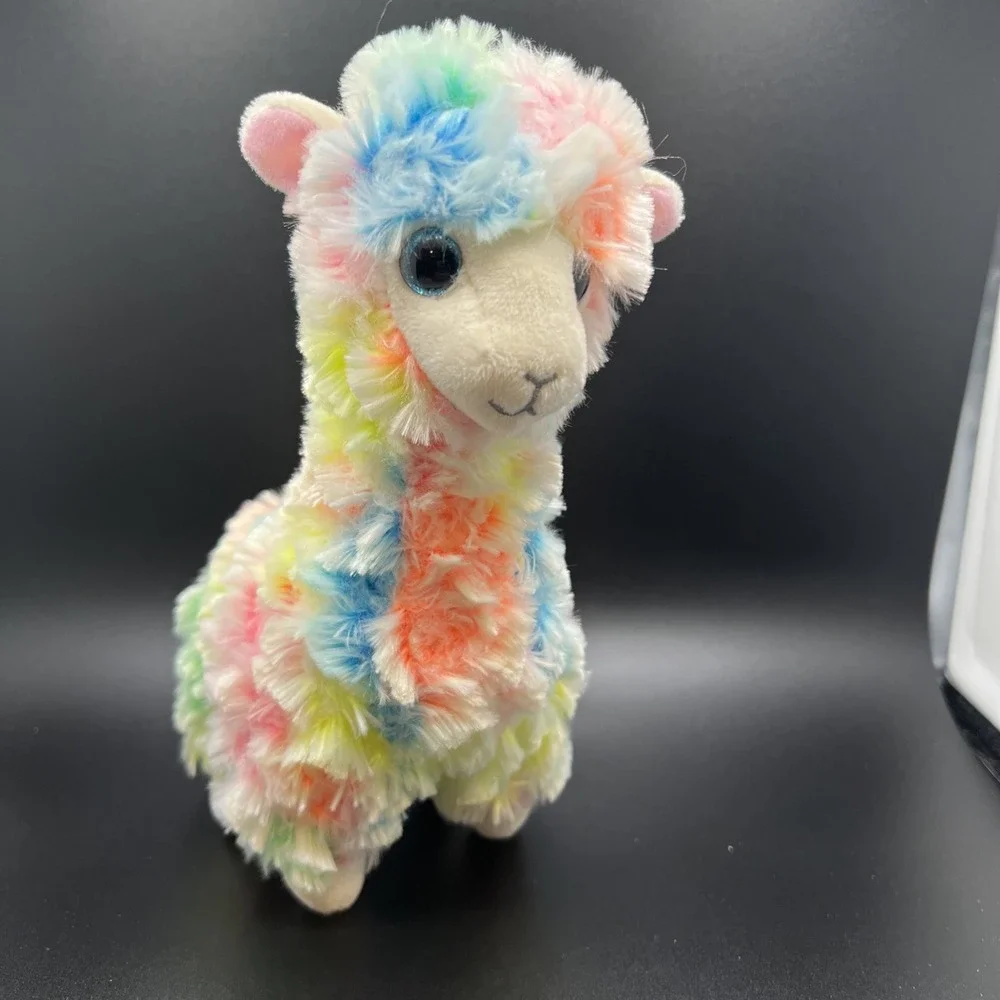 TY Beanie Baby - LOLA the Rainbow‎ Llama (6 inch) - Stuffed Animal Toy